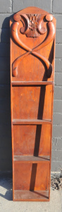 Lot 7 - Unusual Victorian Cedar Shelf - Long & skinny, tapering outwards wit