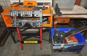 Lot 39 - Lot of Power Tools & Accessories incl Triton Workcentre MK3 w Power