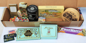 Lot 61 - 2x Boxes of Vintage & Modern Confectionary Packaging & Ephemera Lot 61 - 2x Boxes of Vintage & Modern Confectionary Packaging & Ephemera