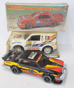 Lot 122 - 2 x Vintage Boxed Model Cars incl 19 Scale Mercedez Benz 280CE Racing