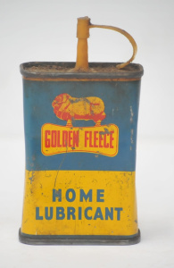 Lot 163 - Vintage Golden Fleece Home Lubricant 4 Fluid Ounce Tin Lot 163 - Vintage Golden Fleece Home Lubricant 4 Fluid Ounce Tin