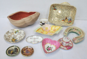 Lot 172 - Group lot of Vintage English China inc Minton Demitasse Cup & Sauc