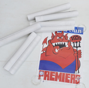 Lot 192 - Group Limited Edition WEG Posters - Melbourne FC Premierships Pre 1950 Lot 192 - Group Limited Edition WEG Posters - Melbourne FC Premierships Pre 1950