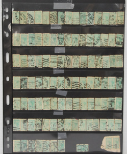 Large lot - approx 100 Australian Pre Decimal Half Penny Stamps - various condit