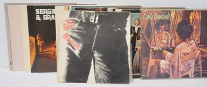 Lot of Vintage Vinyl LP Records incl Rolling Stones Sticky Fingers New Zealand P