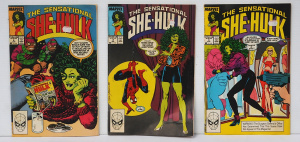 3 x 1989 MARVEL The Sensational She-Hulk Comic Books - Issues #2, #3 & #4