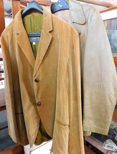 Lot 13 - 4 x Gents Vintage Jackets - assorted materials inc, Leather, Suede &