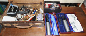 Lot 58 - Mixed Lot incl Watches, Sunglasses, Boxed Keeler Ophthalmoscope & N