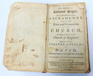 Lot 233 - c1756 The Book of Common Prayer - Church of England - af missing fron