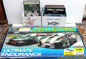 Group Lot, Scalextric Ultimate Endurance Slotcar Set inc Aston Martin & Jagu