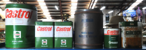 Lot 16 - 6 x Vintage Castrol & Other Motor Oil & Grease Tins incl Penrit Lot 16 - 6 x Vintage Castrol & Other Motor Oil & Grease Tins incl Penrit