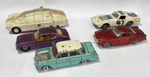 Lot 33 - 5 x vintage Dinky Toys diecasts - Holden special sedan, Maximum Securit