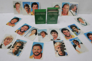 Lot 36 - 2 x 198081 International Cricket Colour Portrait Collector Cards Series