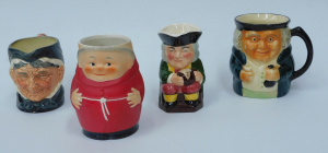 Lot 228 - Group Vintage Character Toby Jugs inc Goebel Red Cardinal Friar Tuck m