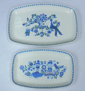 Lot 231 - 2 pces vintage Norwegian Figgjo Lotte Turi design platters - largest 3