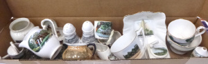 Small box lot - Vintage Souvenir & Crested Ware China - Mainly Australian +