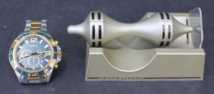 Lot 33 - Lot of Carlslile Vintage Revolution Magnetic Desk Toy & Chisel Chro Lot 33 - Lot of Carlslile Vintage Revolution Magnetic Desk Toy & Chisel Chro