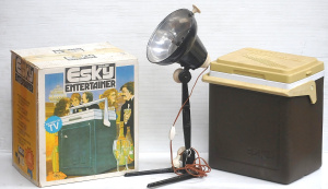 Lot 45 - 2 x Vintage Items Industrial Bowker Amcal Light & Entertainment Esk