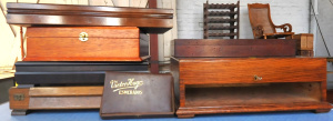 Lot 60 - Lot of Wooden Cutlery & Other Boxes incl Mixed Timbers