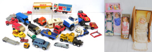 Lot 65 - Mixed Group lot inc Vintage Diecast Vehicles incl Advertising Shell Mat