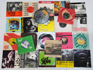 Lot 110 - Lot Vintage Australian 45rpm Vinyl Singles incl Skyhooks, The Angels,