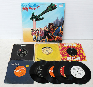 Lot 115 - Mixed Lot of Australian Vinyl LPs, 45rpm Singles incl Billy Thorpe &am