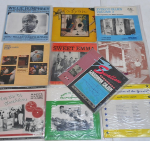 Lot 123 - Lot of Vintage Cajun Folk & Other Vinyl LPs incl William Humphrey, Lot 123 - Lot of Vintage Cajun Folk & Other Vinyl LPs incl William Humphrey,