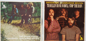 Lot 168 - 2 x Vintage Creedence Clearwater Revival Vinyl 45rpm EPs w Picture Sle
