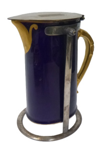Lot 240 - c1900 Asprey & Co London Mounted Jug - in Tilt over EPNS Pouring s