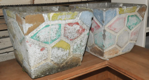Lot 40 - 2 x Outdoor Concrete Planters - Approx Lot 40 - 2 x Outdoor Concrete Planters - Approx