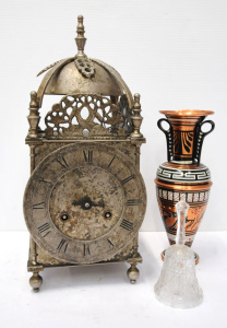 Lot 69 - Small Lot of Mixed Items incl Vintage Eastern Clock W Unusual Design
