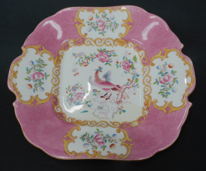 Lot 196 - Vintage Minton English china Serving platter made for Thomas W ebb &am
