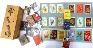 Group lot inc, 2 x Vintage Swap Card Albums with contents - Retro, animals, Abor