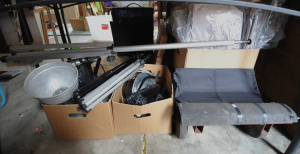 Group Lot incl Photography Lighting Equipment, Fossil branded Organiser Bags, Vi