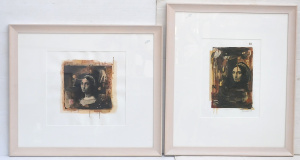 Jenny Pemberton - Webb (Active c1990s - 2000s) Pair Framed Mixed Medias - Whats