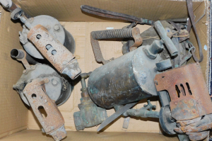 Lot 21 - Group of Vintage Tools, Including 3 Blow Torches, Stanley Spokeshave, a