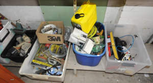 Lot 40 - 4 x Boxers of Mixed Items incl Power Tools, Assorted Hardware, Kids Toy