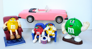 Lot 61 - 4 x Vintage Kids Plastic toys inc Pink Barbie Glam convertible Car &