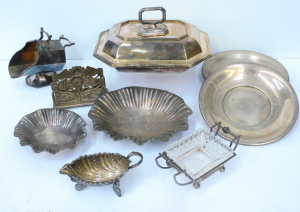 Lot 83 - Group of EPNS and Pewter, Including Walker and Hall and Phoenix