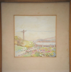 Lot 110 - Ethel Grace Greig (1865 - 1945) Small framed Watercolour - The Garden Lot 110 - Ethel Grace Greig (1865 - 1945) Small framed Watercolour - The Garden
