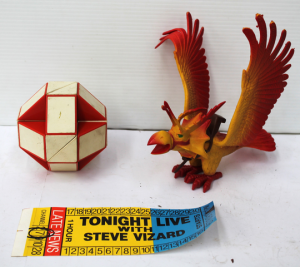 Lot 182 - Small lot - c1982 Kontory Bird Kids toy from 'The Other World', Rubiks