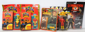 Lot 192 - Lot of Vintage Carded & Boxed Action Figures incl The Flash, Robin Lot 192 - Lot of Vintage Carded & Boxed Action Figures incl The Flash, Robin