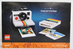 Boxed Unopened Lego Ideas #053 Polaroid Onestep SX-70 516 Piece Set - Set No 213