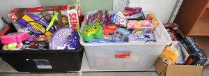 Lot 41 - 3 x Large Boxes of Assorted Tins, Puzzles, Childrens Games & Toys e