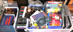 Lot 52 - Lot of Mixed DVDs, CDS, 45rpm Vinyl Singles & VHS incl Neverending