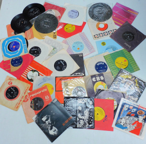 Lot 99 - Lot of vintage British & Irish artists 45 RPM vinyl singles and Eps