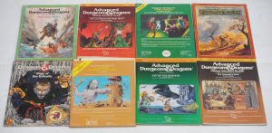 Lot 115 - Lot of Vintage Advanced Dungeons & Dragons Adventure Books incl To