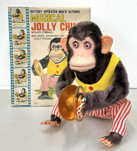 Lot 123 - 1960s boxed Japanese Jolly Chimp battery operated Toy - Dashin No 7061