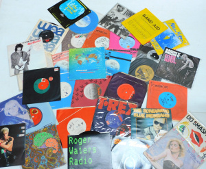 Lot 143 - Mixed group lot - Vintage 45rpm Singles - The Cure, Atomic Rooster, Th