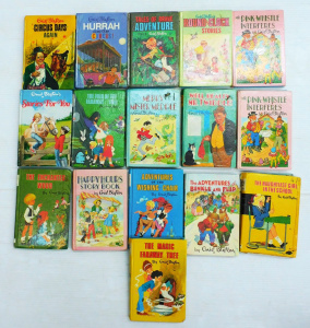 Lot 164 - 16 Hard-cover Enid Blyton vols, incl The Magic Farway Tree, The Enchan
